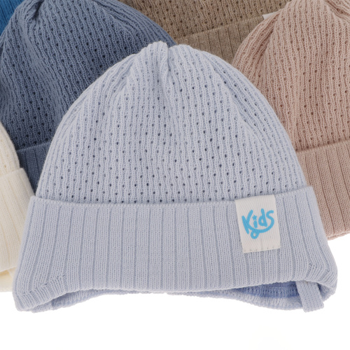 Pojke höst/vår mössa, med knytband, camel, Galvani