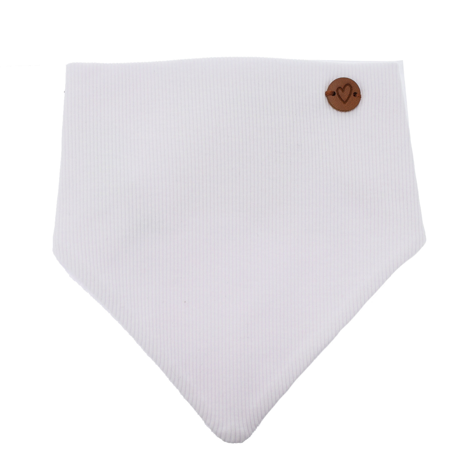 Flicka höst/vår huvudduk, vit, bomull, Lucy