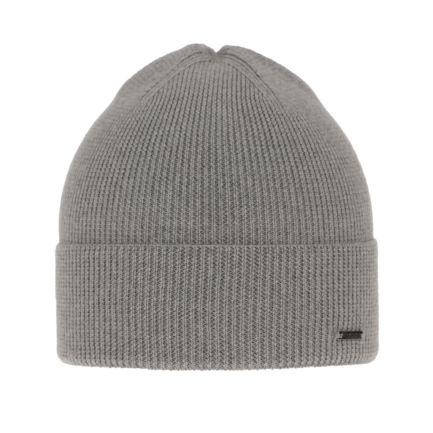 Herr vinter/höst mössa, grå, 100% Merino Ull, Memfis