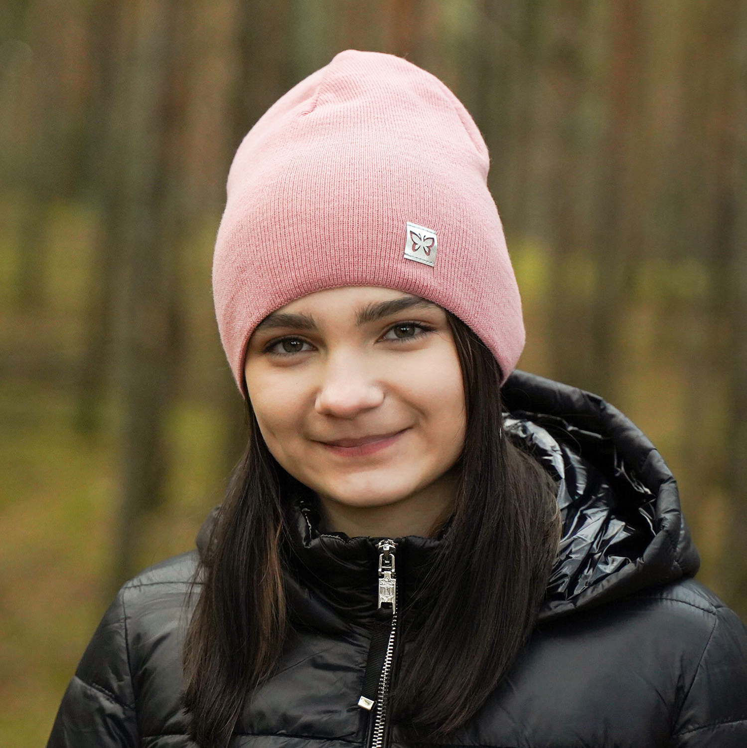 Flicka vintermössa, rosa, Afrodit