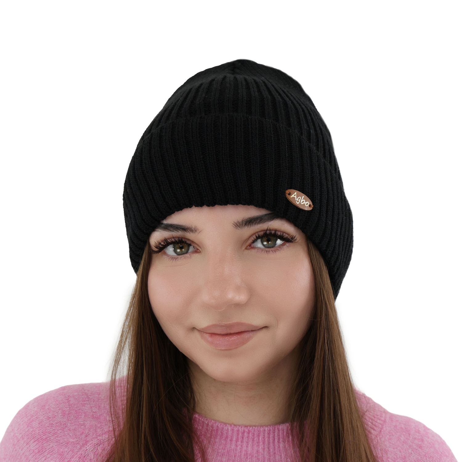 Damvintermössa, ljusrosa, med merinoull Shila