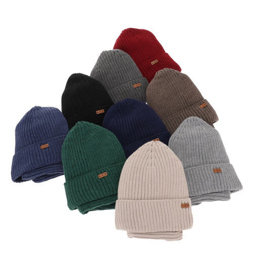 Pojke vinter set: mössa och tubhalsduk, brun, med merinull, Tubhalsduk (fodrad med fleece), Palermo
