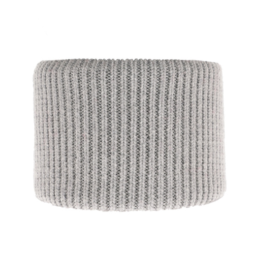 Barn vinter tubhalsduk, grå, 100% Merino Ull, Vanilla