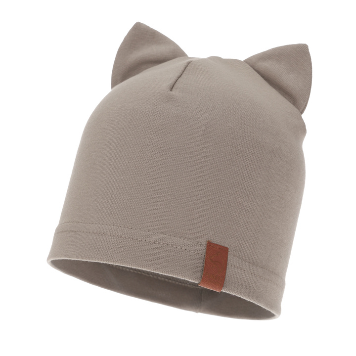 Pojke höst/vår mössa, mörkbeige, Jasper