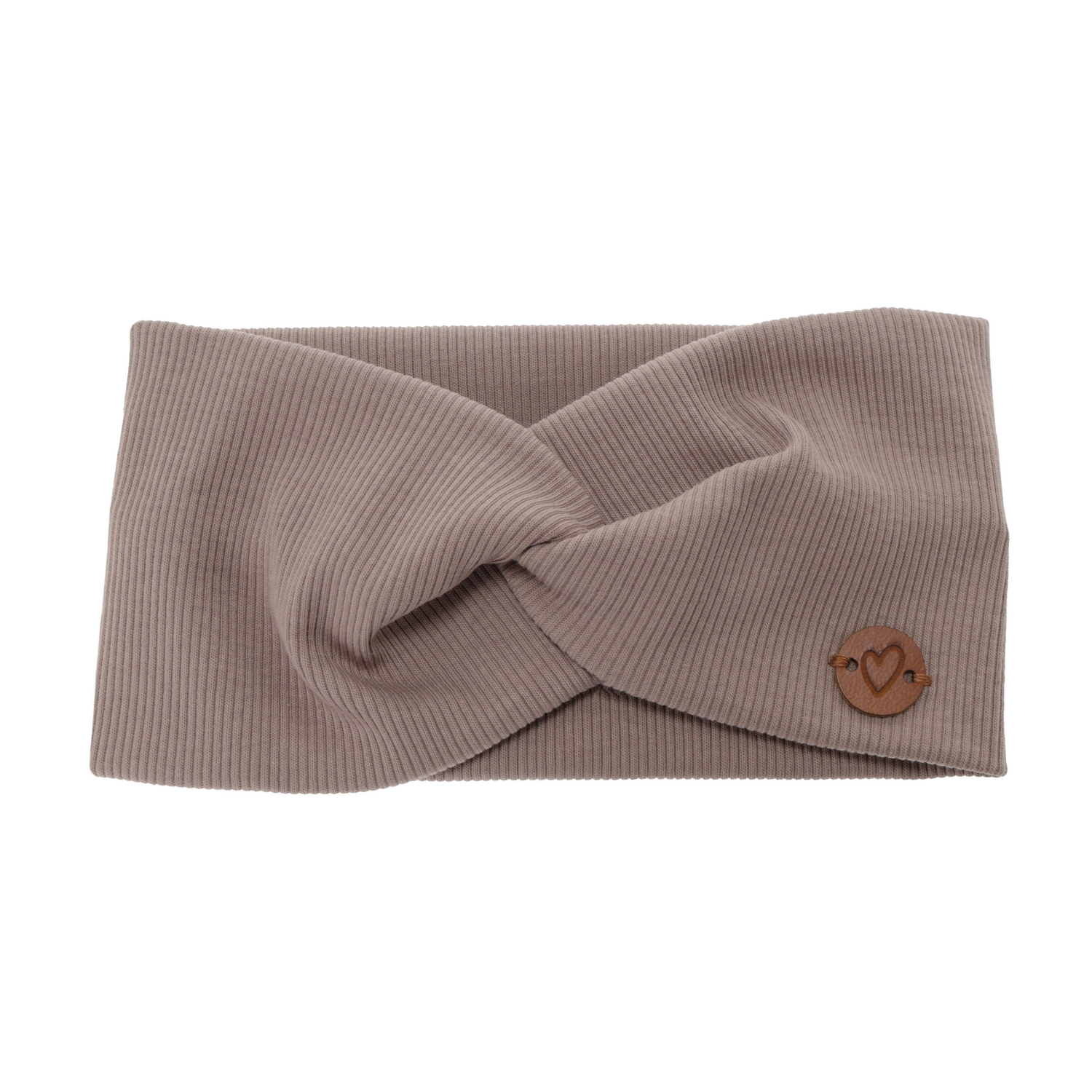 Flicka höst/vår pannband, beige, bomull, Kasjana