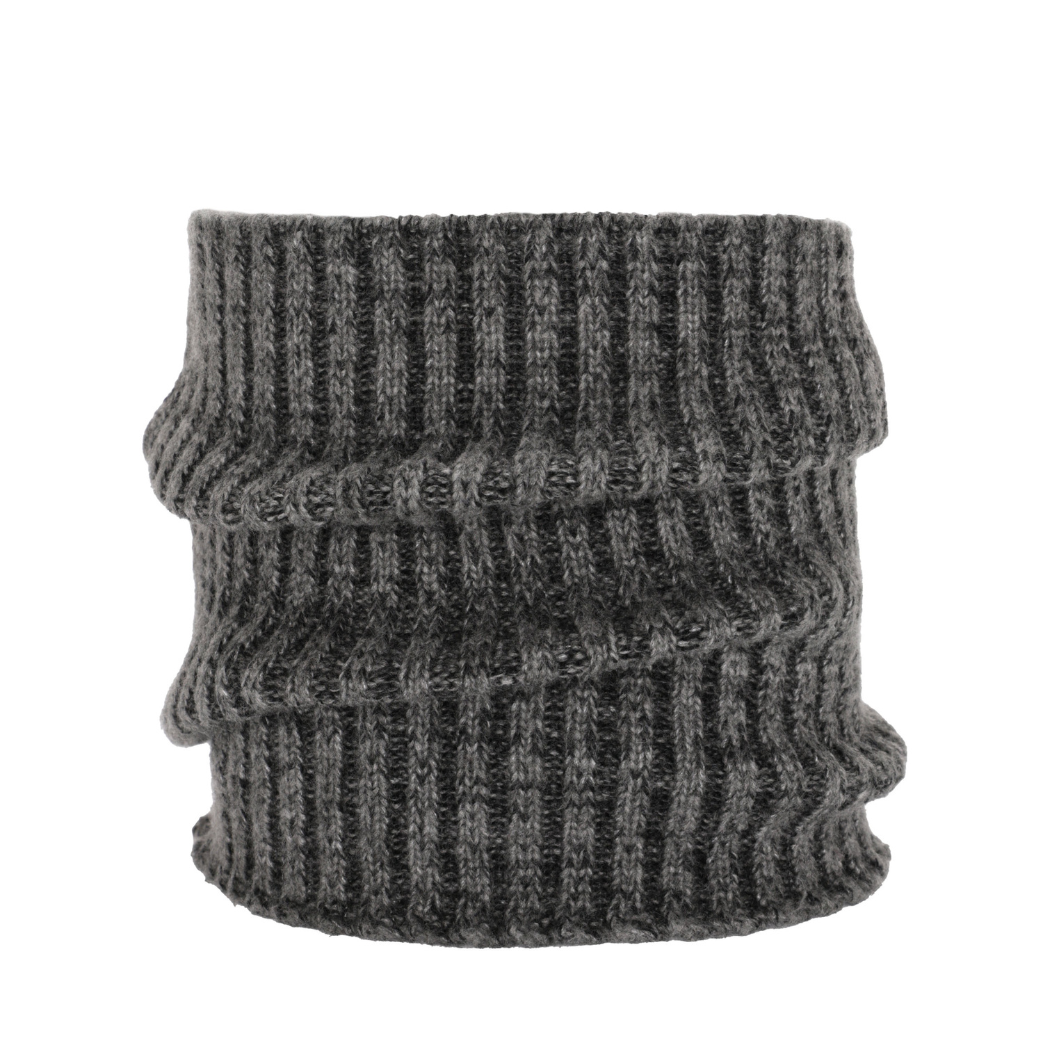 Herr vinter tubhalsduk, mörkgrå, med merinull, Best