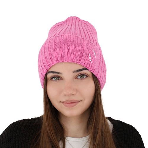 Dam vintermössa, grå, 100% Merino Ull, Ariga
