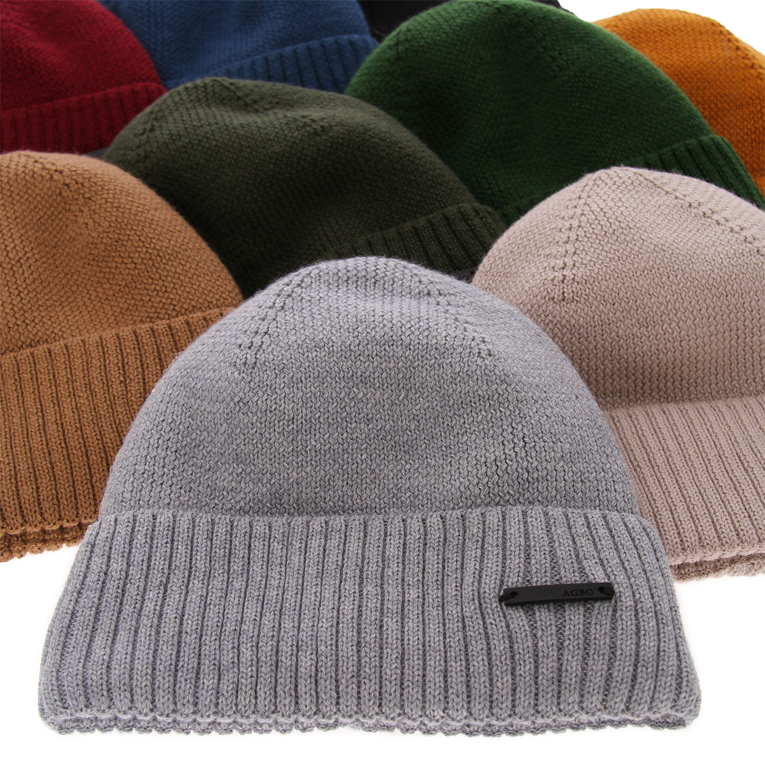 Herr vintermössa, beige, med merinull, Henk