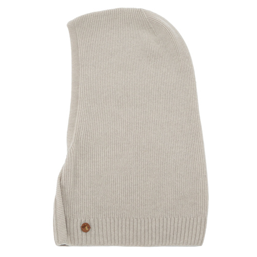 Balaclava höst, vinter, dam, beige, merinull med kaschmir, Kiruna