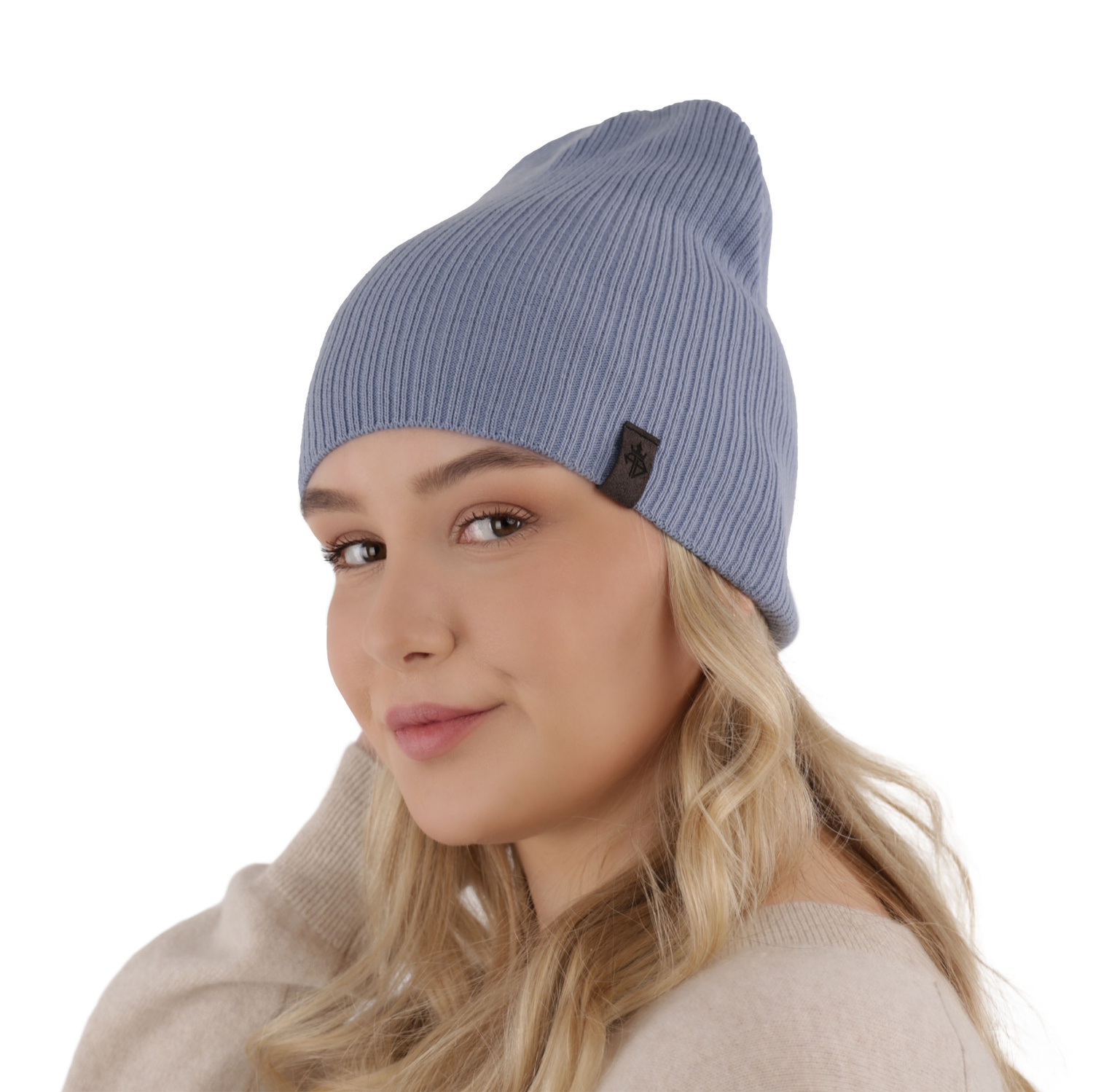 Dam höst/vår mössa, rosa, Merci