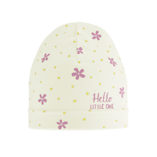 Flicka höst/vår mössa, creme, Nila