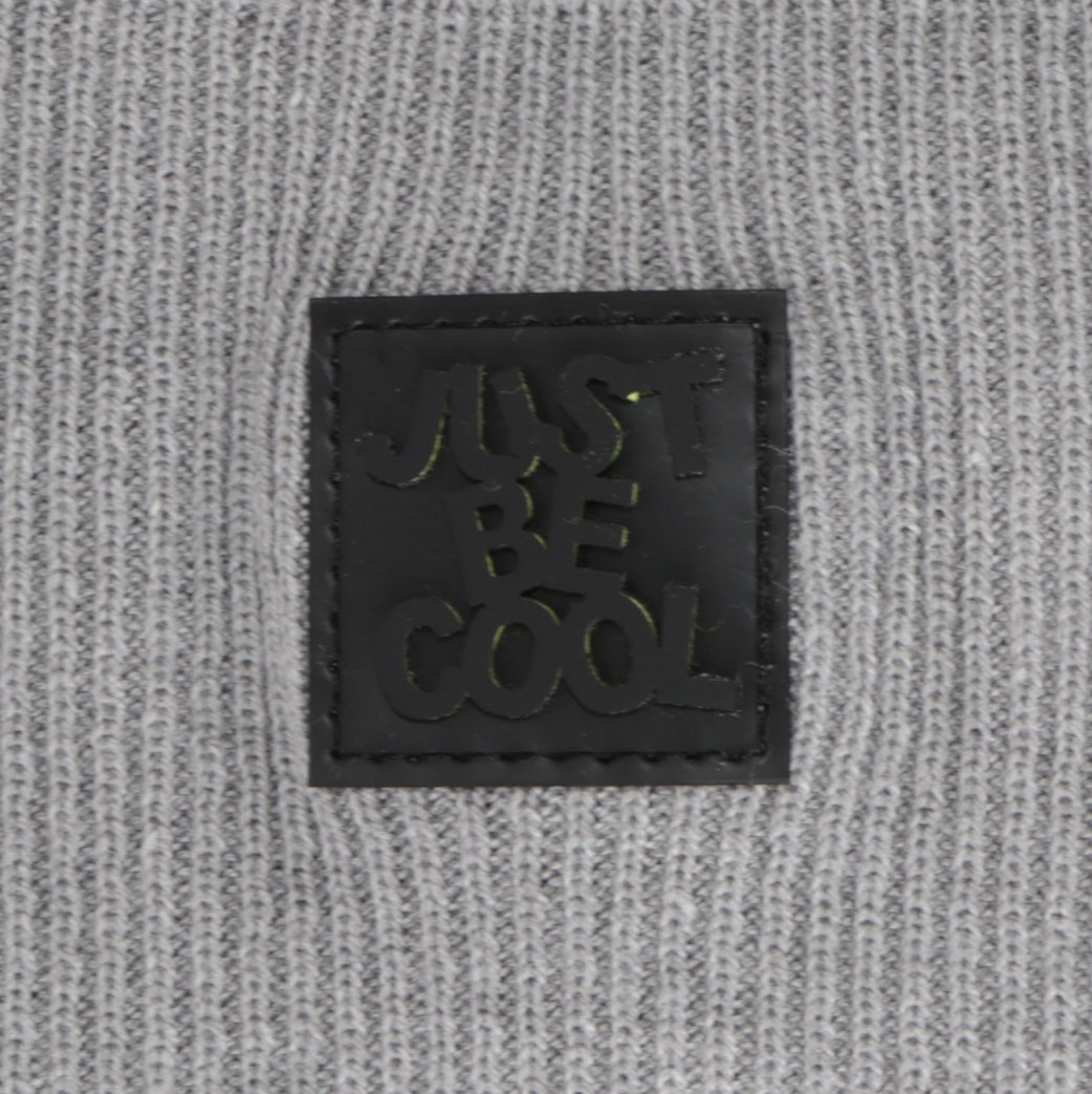 Pojke höst/vår set (mössa och tubhalsduk), beige, med bomull, Jonas