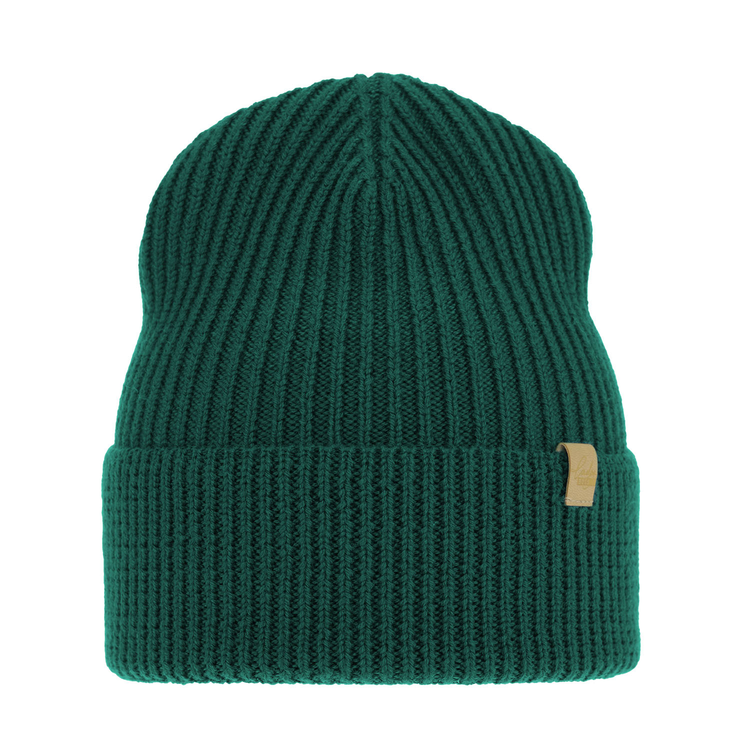 Dam vintermössa, smaragdgrön, 100% Merino Ull, Isla