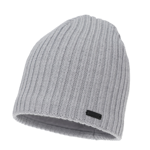 Dam vintermössa, grå, med merinull, Soletta