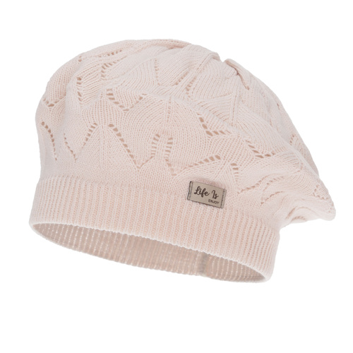 Flicka höst/vår beret, beige, Liveria