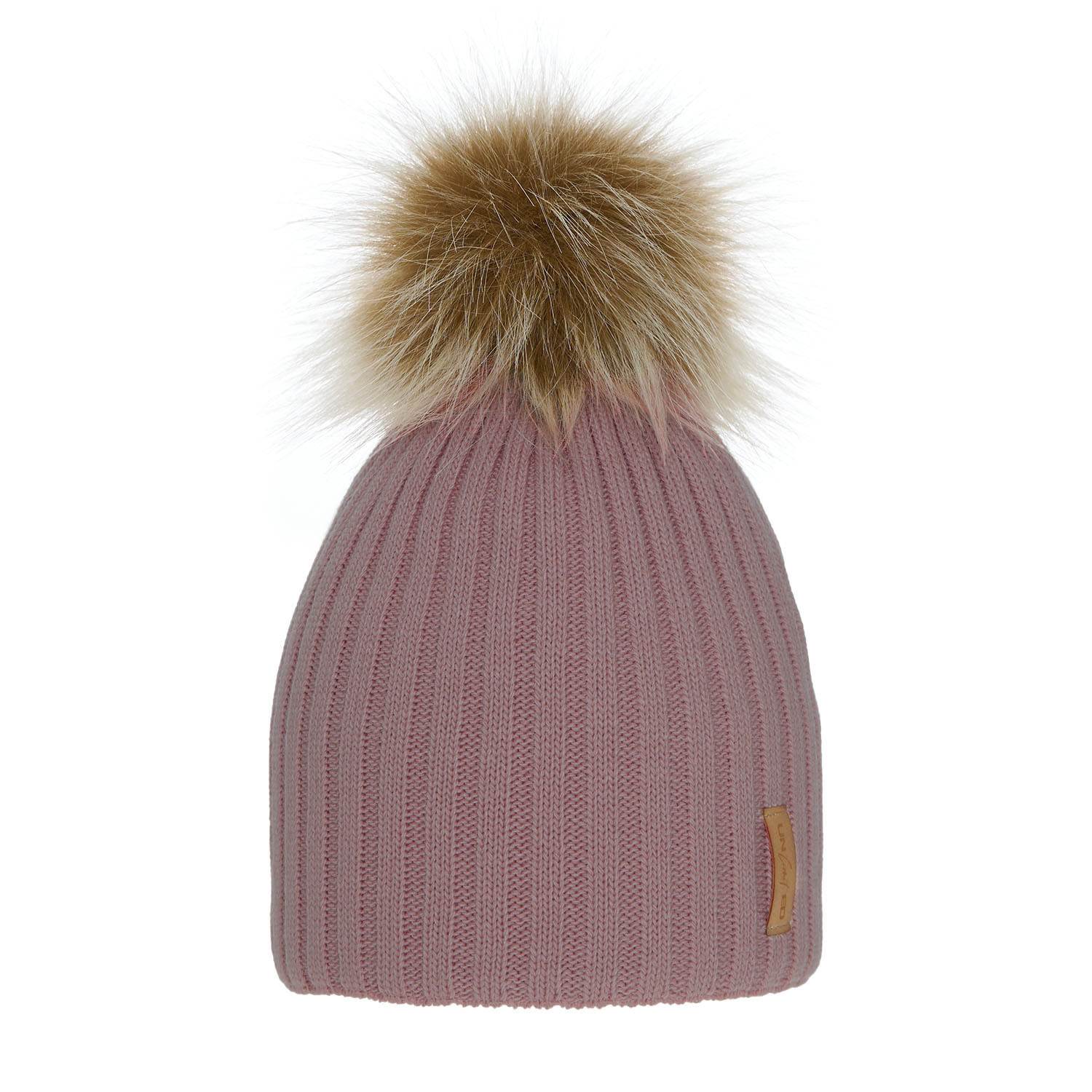 Flicka vintermössa, rosa, med pompom, Werbena