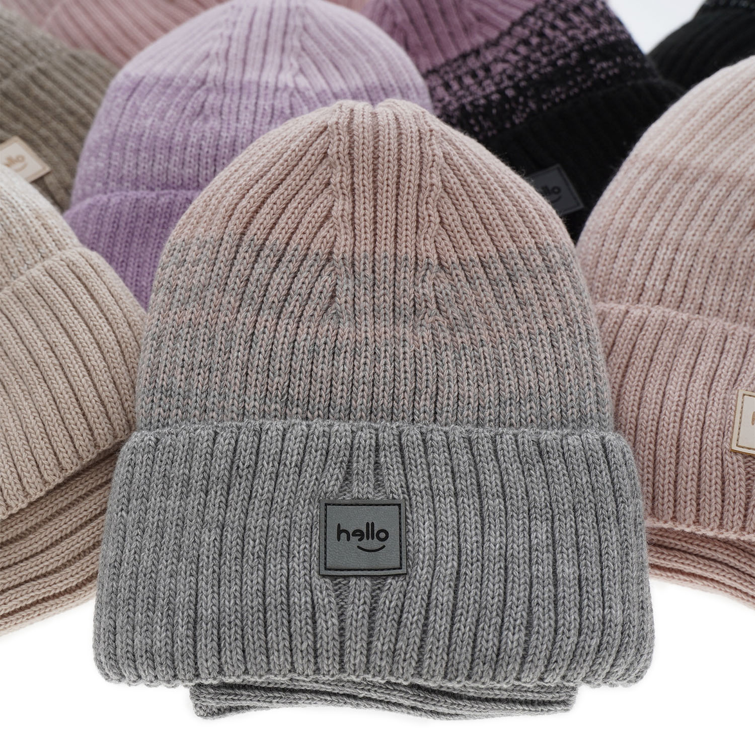 Flicka vinter set: mössa och tubhalsduk, beige, Tasha