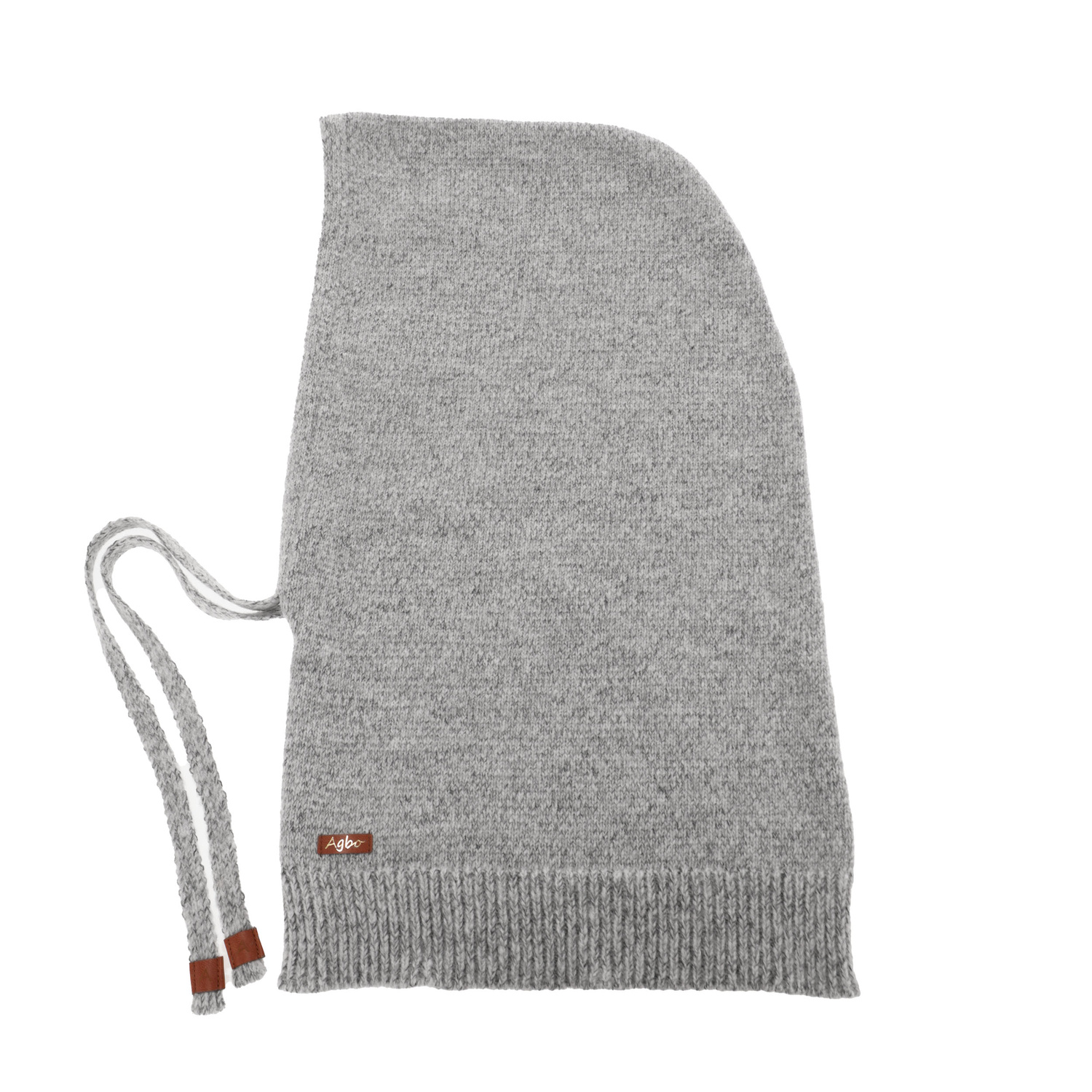 Dam vinter balaclava, ljusgrå, med merinull, Elizabeth