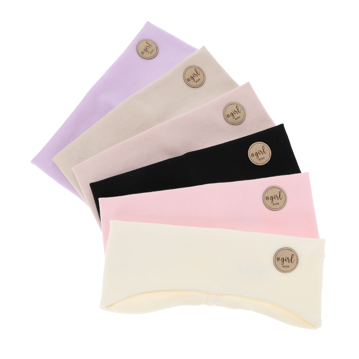 Pannband för flickor i höst och vår, rosa Maranta