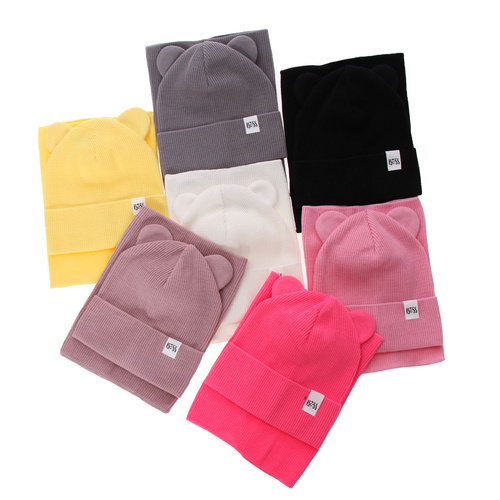 Flicka höst/vår set: mössa och tubhalsduk, grå, med bomull, Kajra