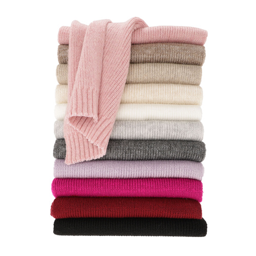 Dam vinter halsduk, beige, ull, Loretta