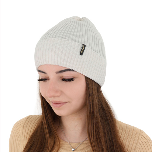 Dam vintermössa, mörkgrå, 100% Merino Ull, Megan