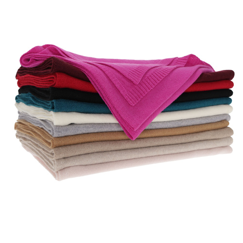 Dam vinter halsduk, rosa, med merinull och kashmir, Irenia