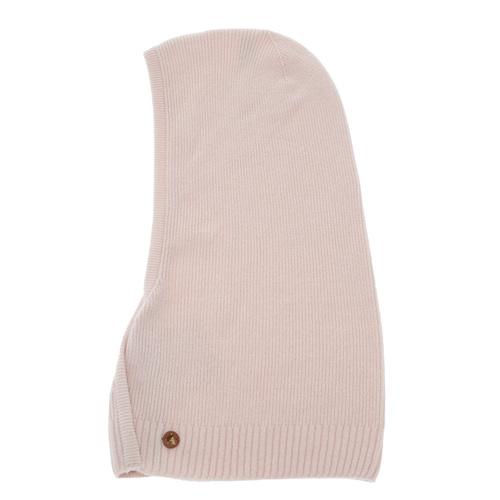 Balaclava höst, vinter, dam, rosa, merinull med kaschmir, Kiruna