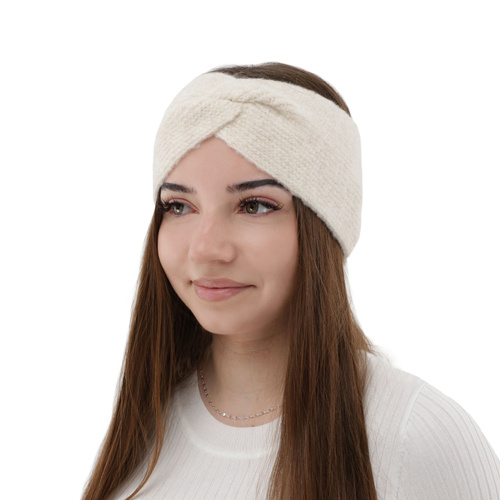 Dam vinter pannband, beige, Florence