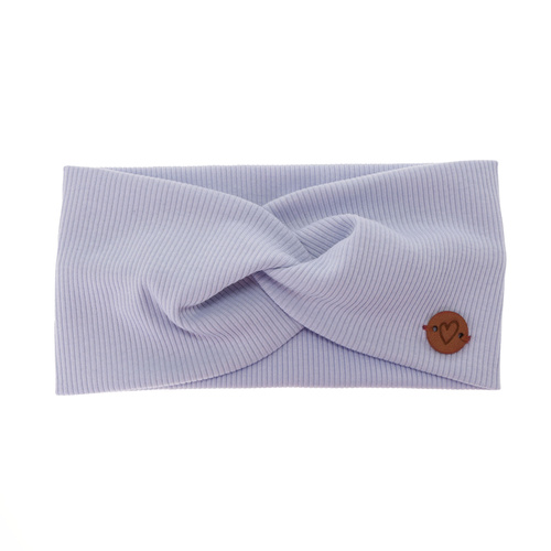 Flicka höst/vår pannband, lila, bomull, Kasjana