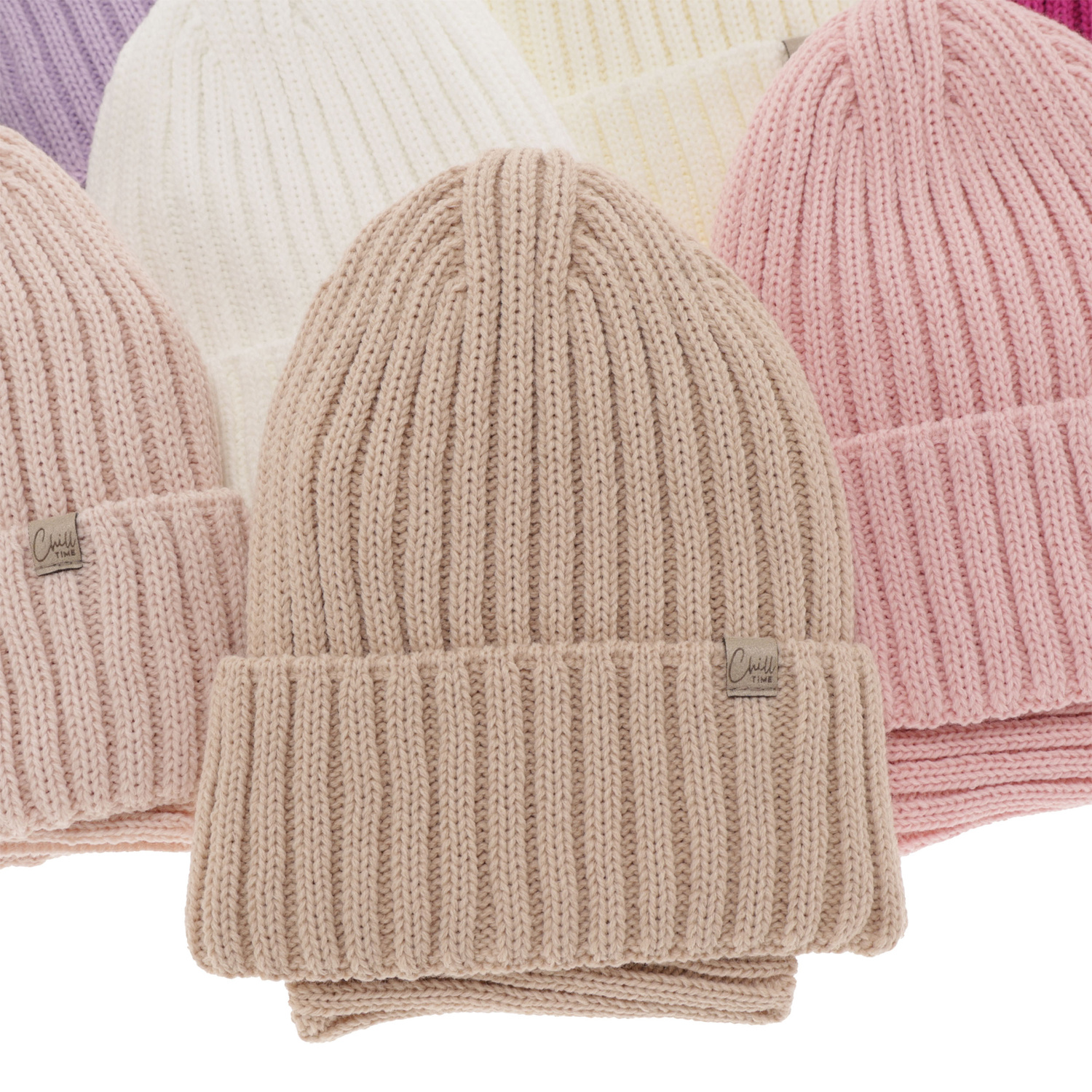 Flicka vinter set: mössa och tubhalsduk, rosa, Mitti