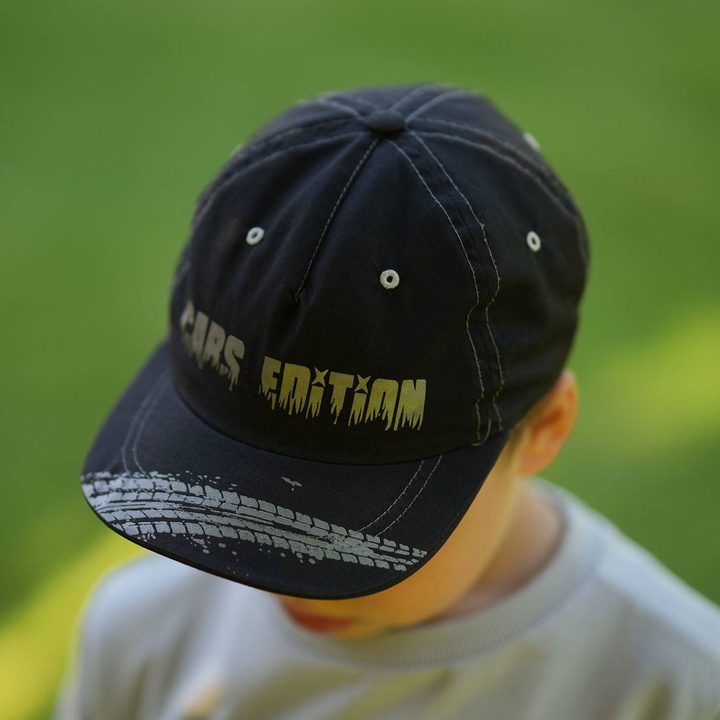 Pojke keps, höst/vår, svart, bomull, Cars Edition