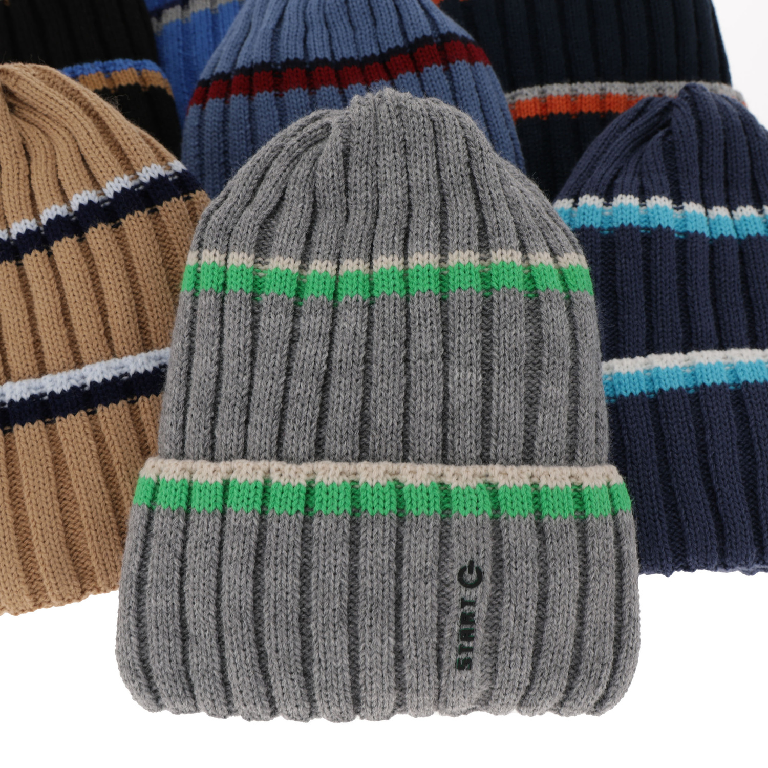 Pojke vinter set: mössa och tubhalsduk, camel, Bastien