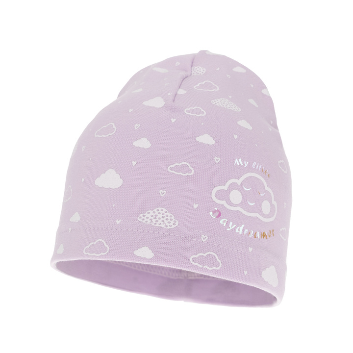 Flicka höst/vår mössa, violet, Klaudyna