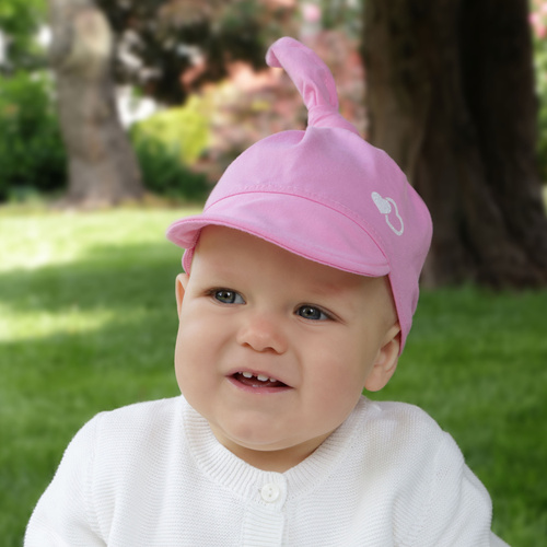 Flicka keps, höst/vår, bomull, lila, Irene