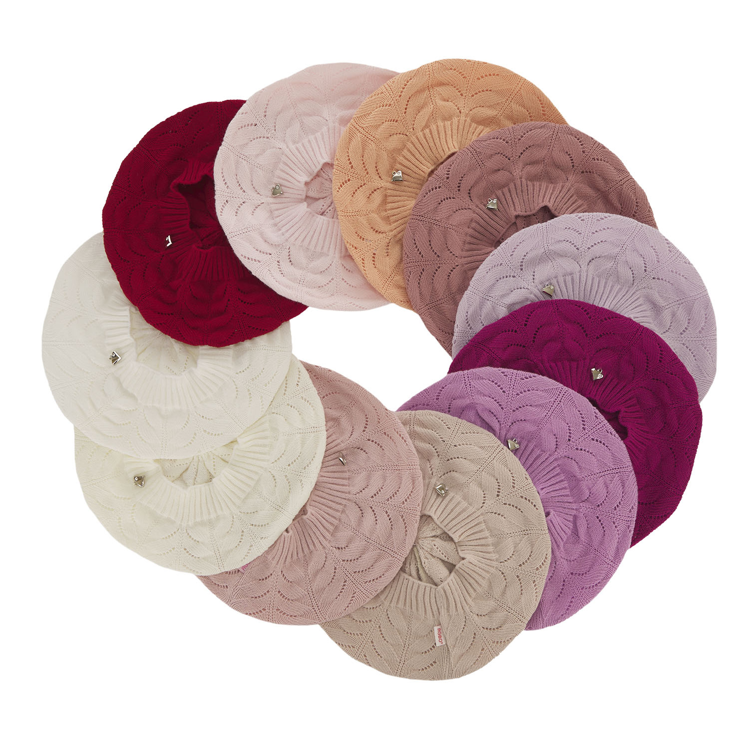 Flicka höst/vår hatt, creme, Alper