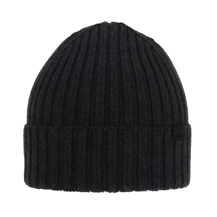 Herr vintermössa, mörkgrå, 100% Merino Ull, Nathan