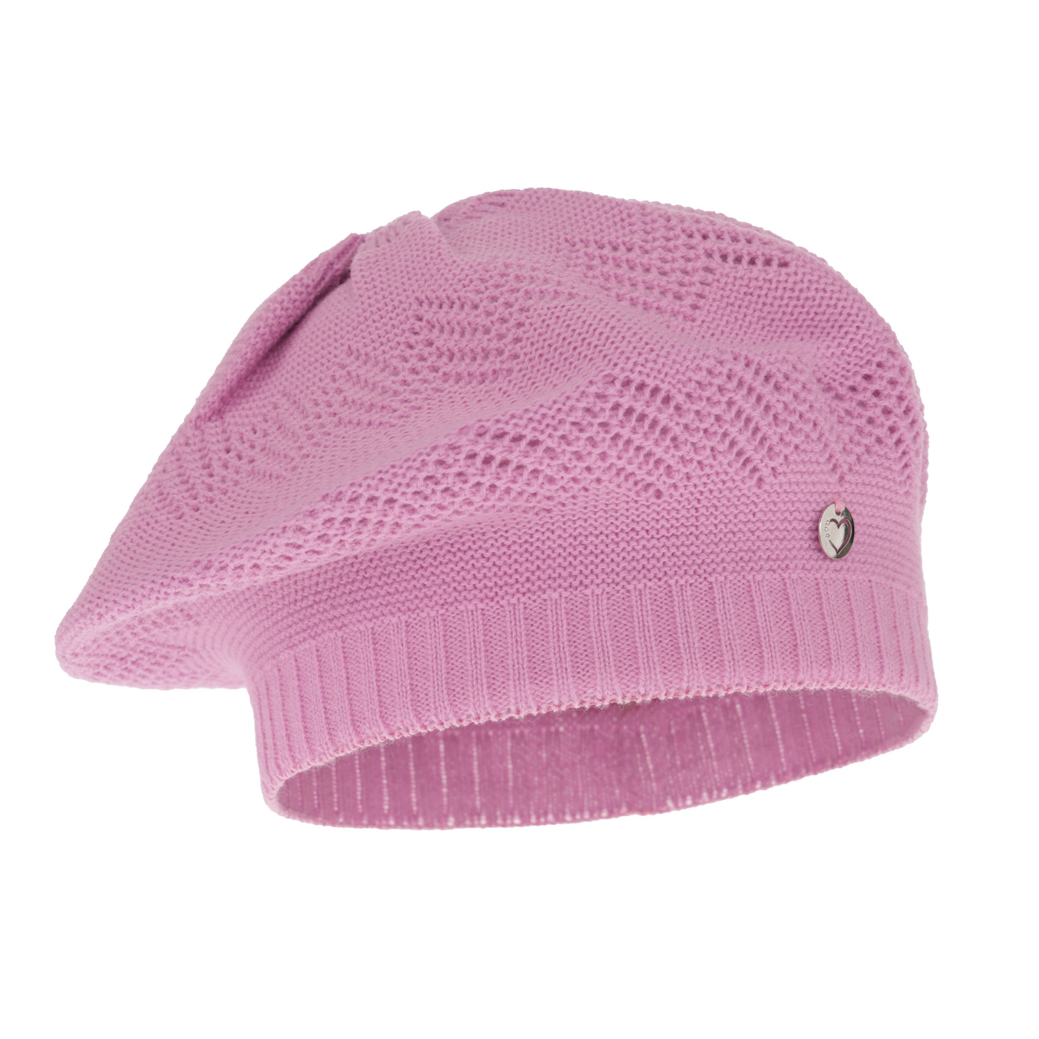 Flicka höst/vår hatt, lila, ajour, Filadelfia