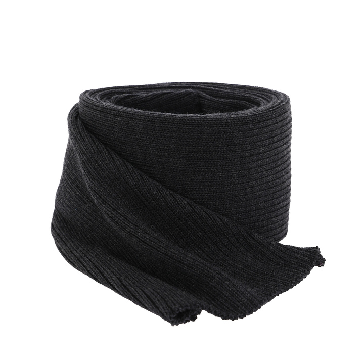 Herr vinter halsduk, mörkgrå, 100% Merino Ull, Brayan