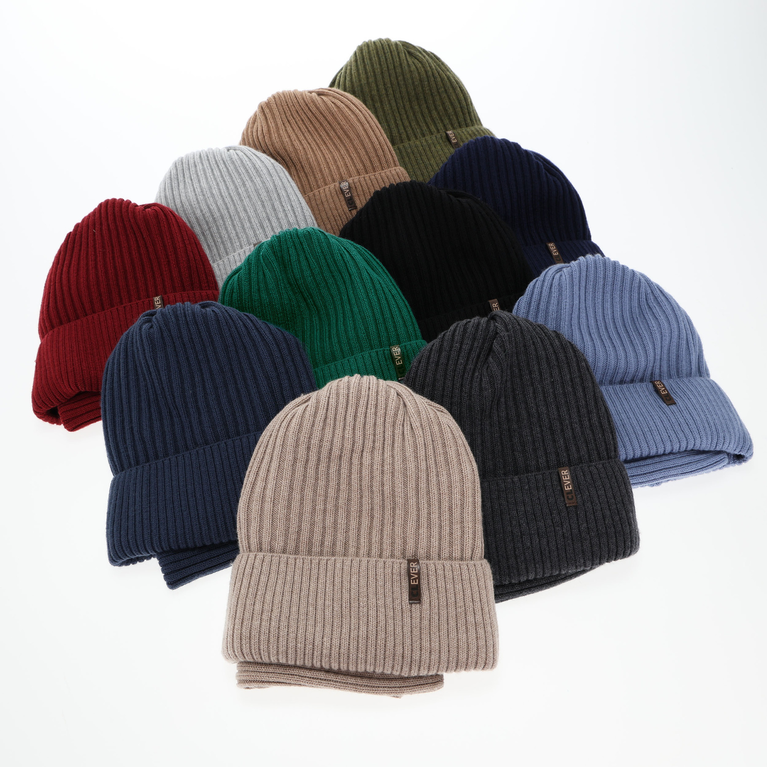 Pojke vinter set: mössa och tubhalsduk, blå mörk, 100% Merino Ull, Gizmo