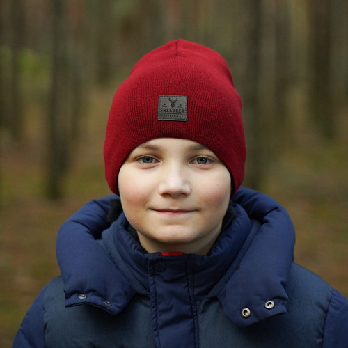 Pojke vintermössa, ljusgrå, Arczi