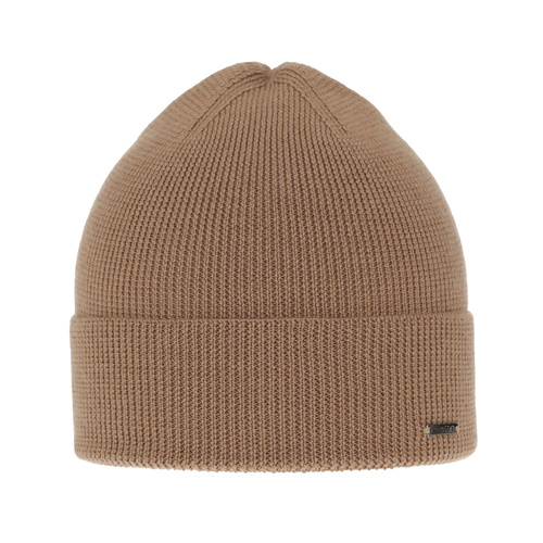 Herr vintermössa, camel, 100% Merino Ull, Memfis