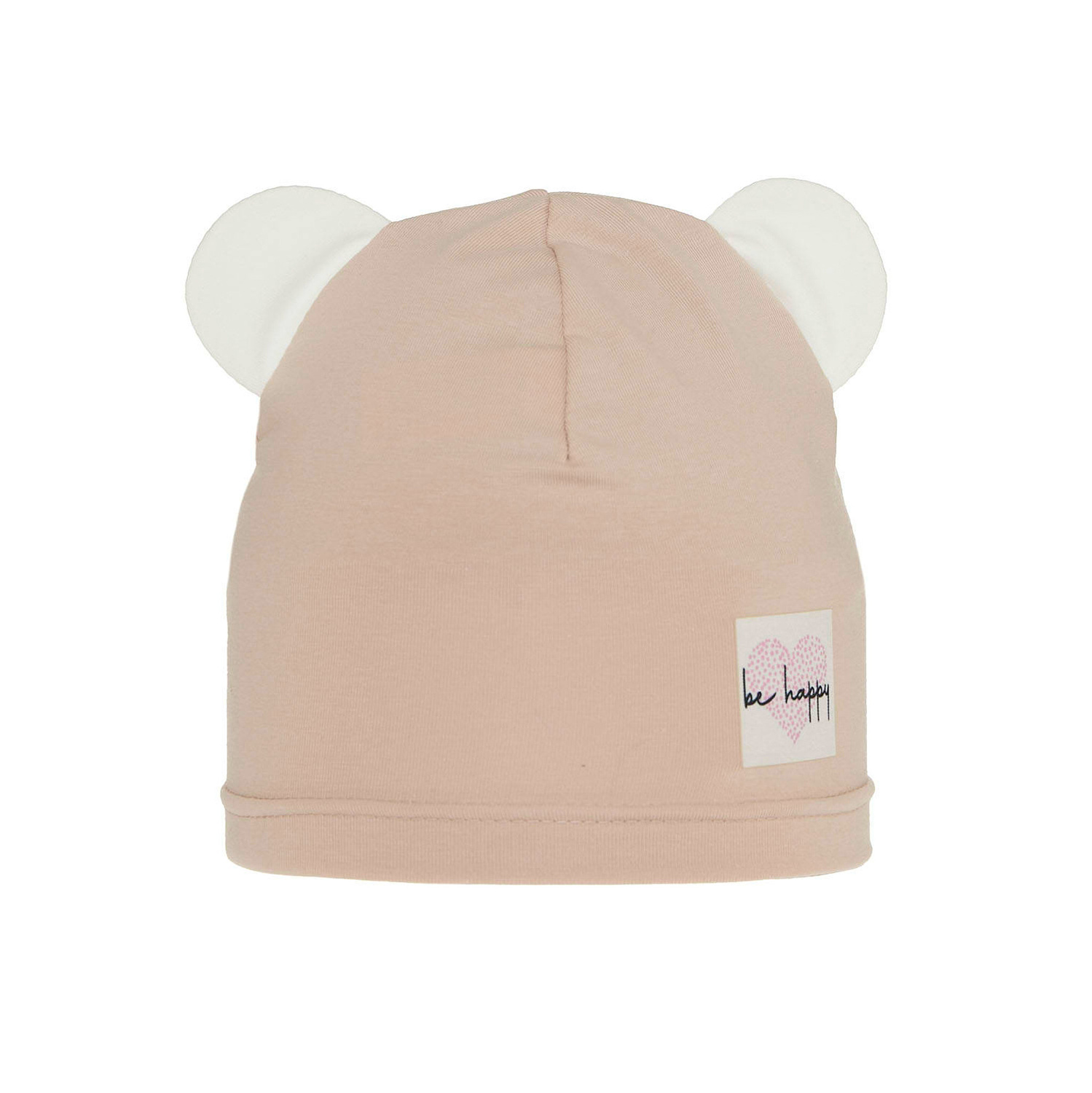 Flicka höst/vår mössa, beige, bomull, Joga
