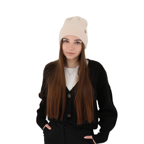 Dam vintermössa, rosa, 100% Merino Ull, Isla