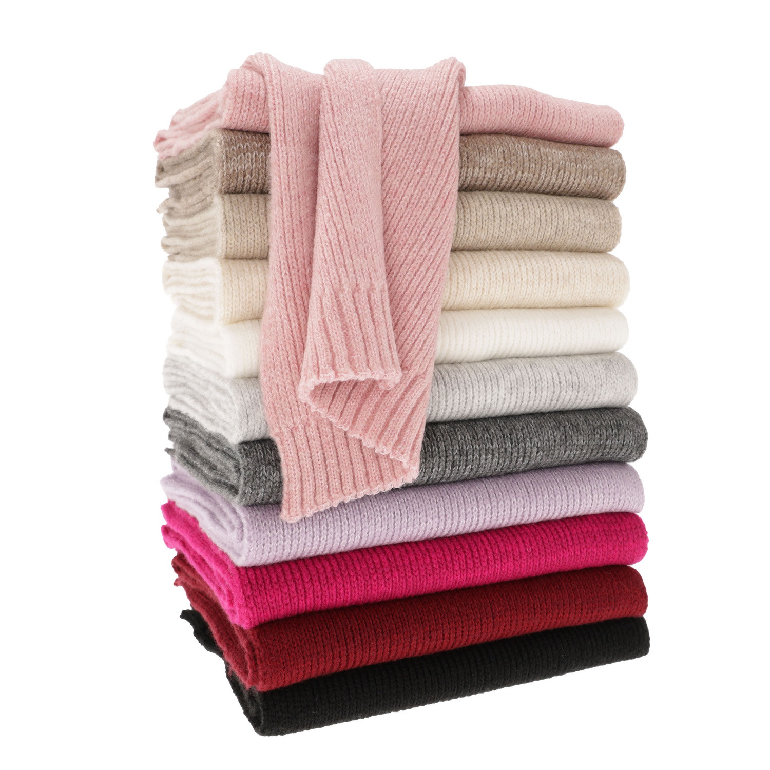 Dam vinter halsduk, beige, ull, Loretta