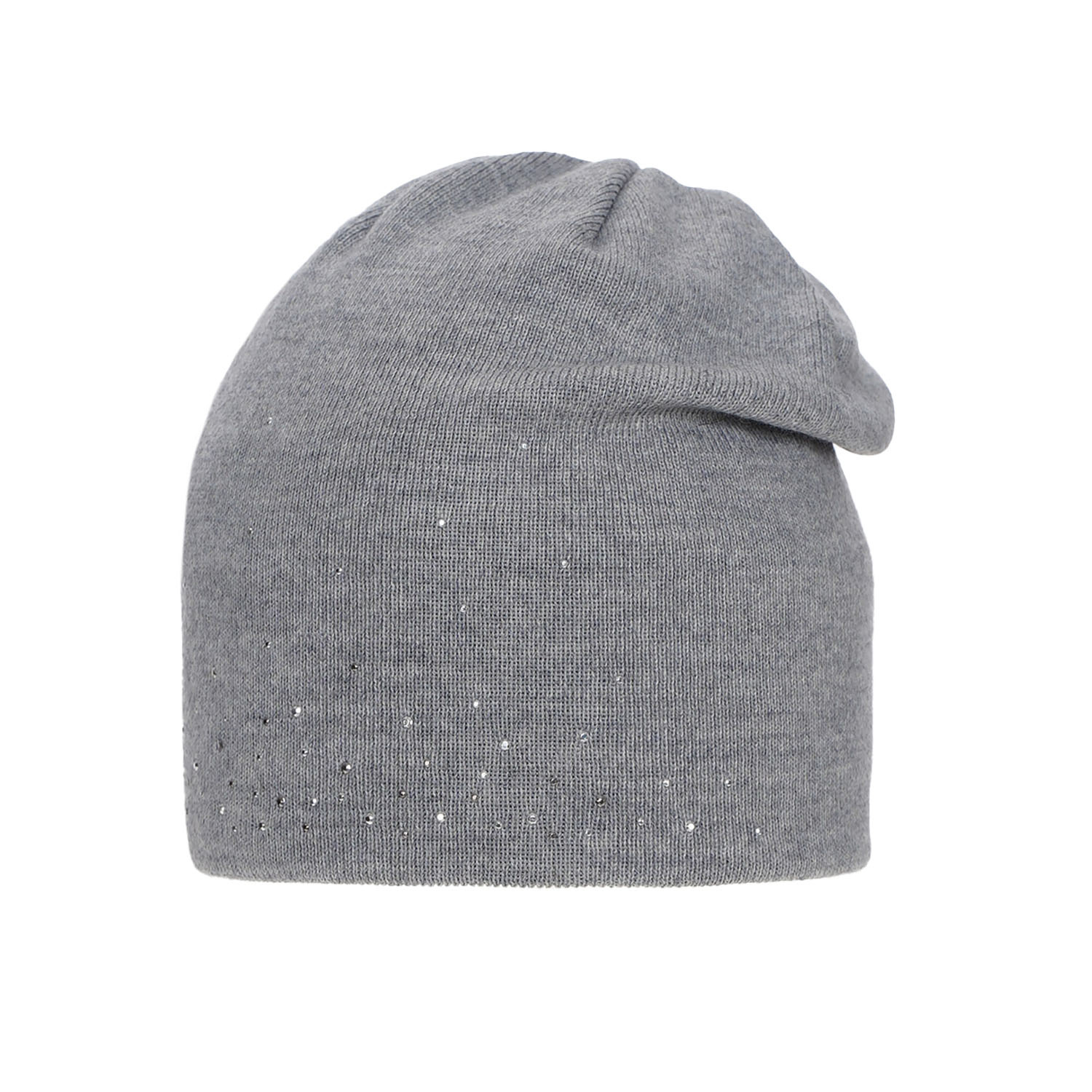 Dam vintermössa, grå, med merinull, Minerwa