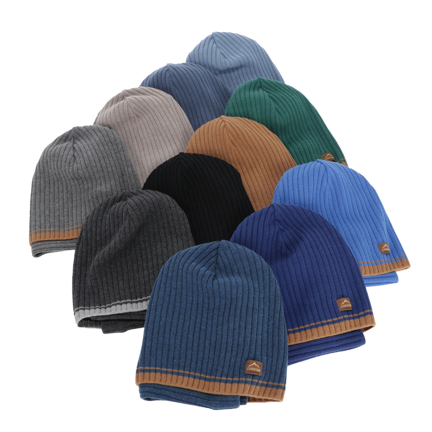 Pojke höst/vår set: mössa och tubhalsduk, med bomull, svart, Eirik