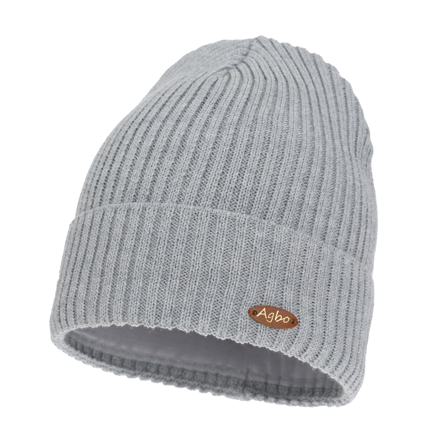 Dam vintermössa i grått med merinoullen Shila