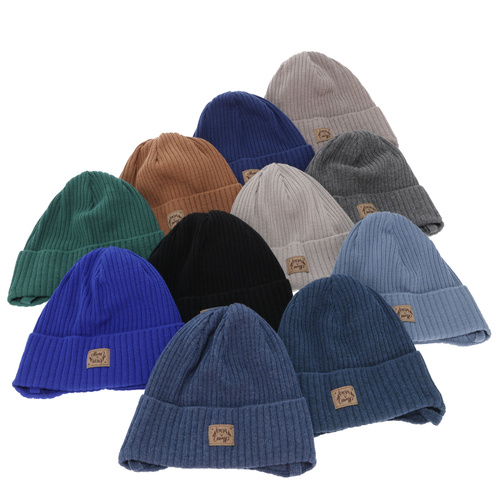 Pojke höst/vår mössa, camel, med knytband, med bomull, Fenris