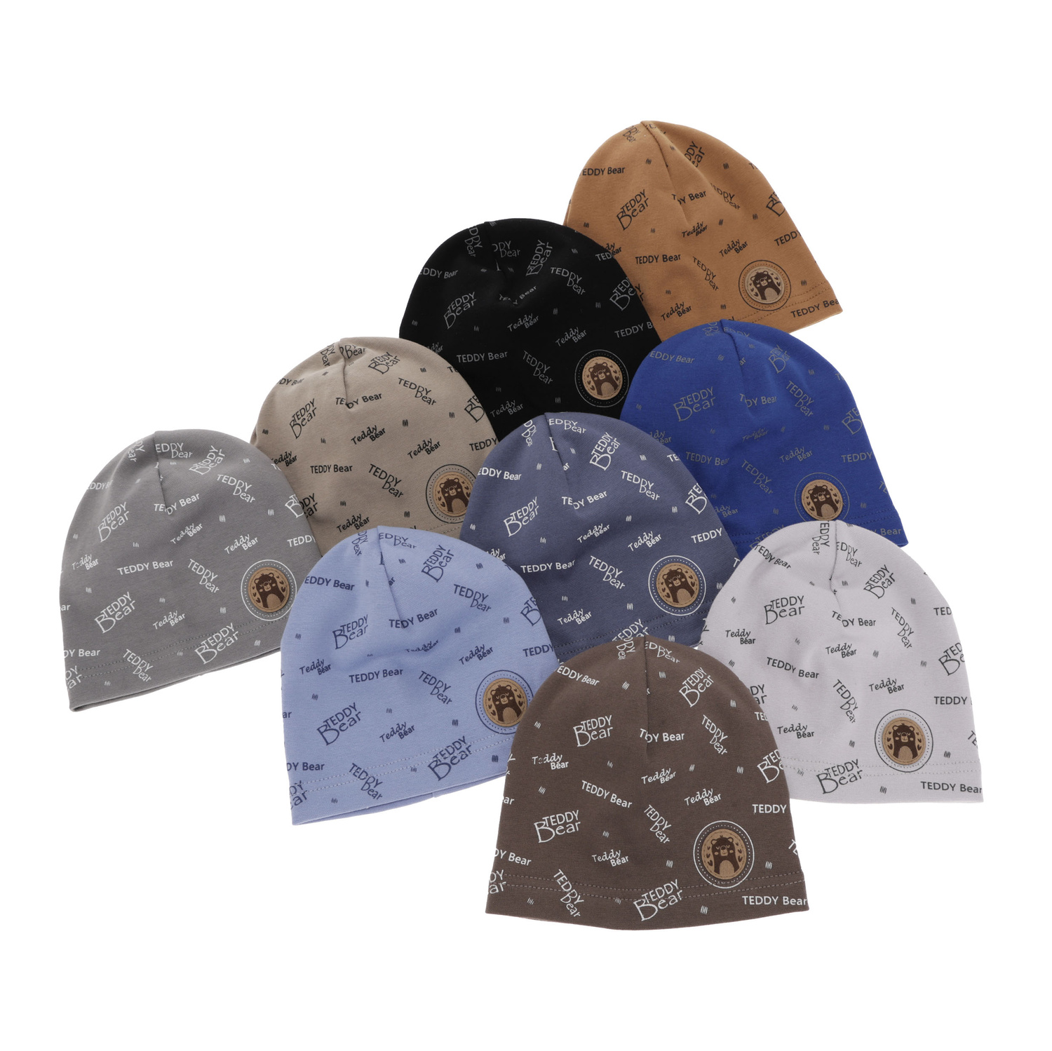 Pojke höst/vår mössa, brun, Tedi